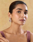 Ruby Zircon Statement Danglers