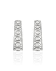 Polki Zircon Statement Hoops