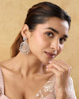 Zirconia Drip Chaandbaali Earrings