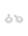 Zirconia Gol Dangler Earrings