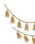 Temple Jhumki Ear Chain