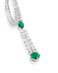 Emerald Zircon Danglers