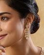 Zircon Two Tone Waterfall Danglers