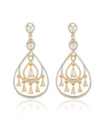 Zircon Dangler Earrings