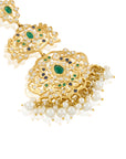 Punjabi Jadau Long Chandelier Earrings