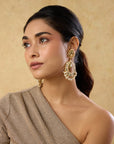 Punjabi Jadau Long Chaandbaali Earrings