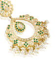 Punjabi Jadau Long Chaandbaali Earrings