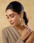 Punjabi Jadau Chaandbaali Earrings