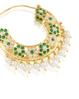 Punjabi Jadau Hoop Earrings