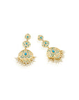 Punjabi Jadau Noor Dangler Earrings