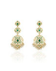 Punjabi Jadau Statement Earrings