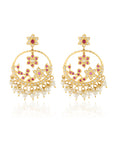 Punjabi Jadau Small Chaandbaali Earrings