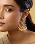 Punjabi Jadau Small Chaandbaali Earrings