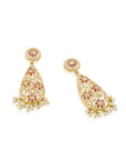 Punjabi Jadau Drop Dangler Earrings