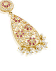 Punjabi Jadau Drop Dangler Earrings