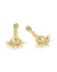 Punjabi Jadau Chandelier Earrings