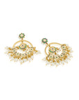 Punjabi Jadau Pankh Chaandbaali Earrings