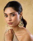 Punjabi Jadau Double Chaandbaali Earrings