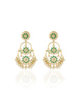 Punjabi Jadau Double Chaandbaali Earrings