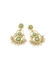 Punjabi Jadau Double Chaandbaali Earrings