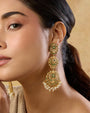 Jadau Dangler Earrings