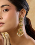 Punjabi Jadau Dangler Earrings