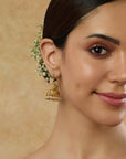 Pearl Temple Hoop Jhumkas