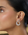 Zircon Two-Tone Statement Studs