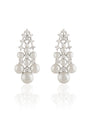 Pearl Zircon Cocktail Danglers