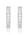 Zircon Party Hoop Earrings