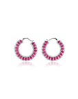 Ayesha Zircon Hoop Earrings