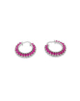 Ayesha Zircon Hoop Earrings