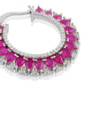 Ayesha Zircon Hoop Earrings
