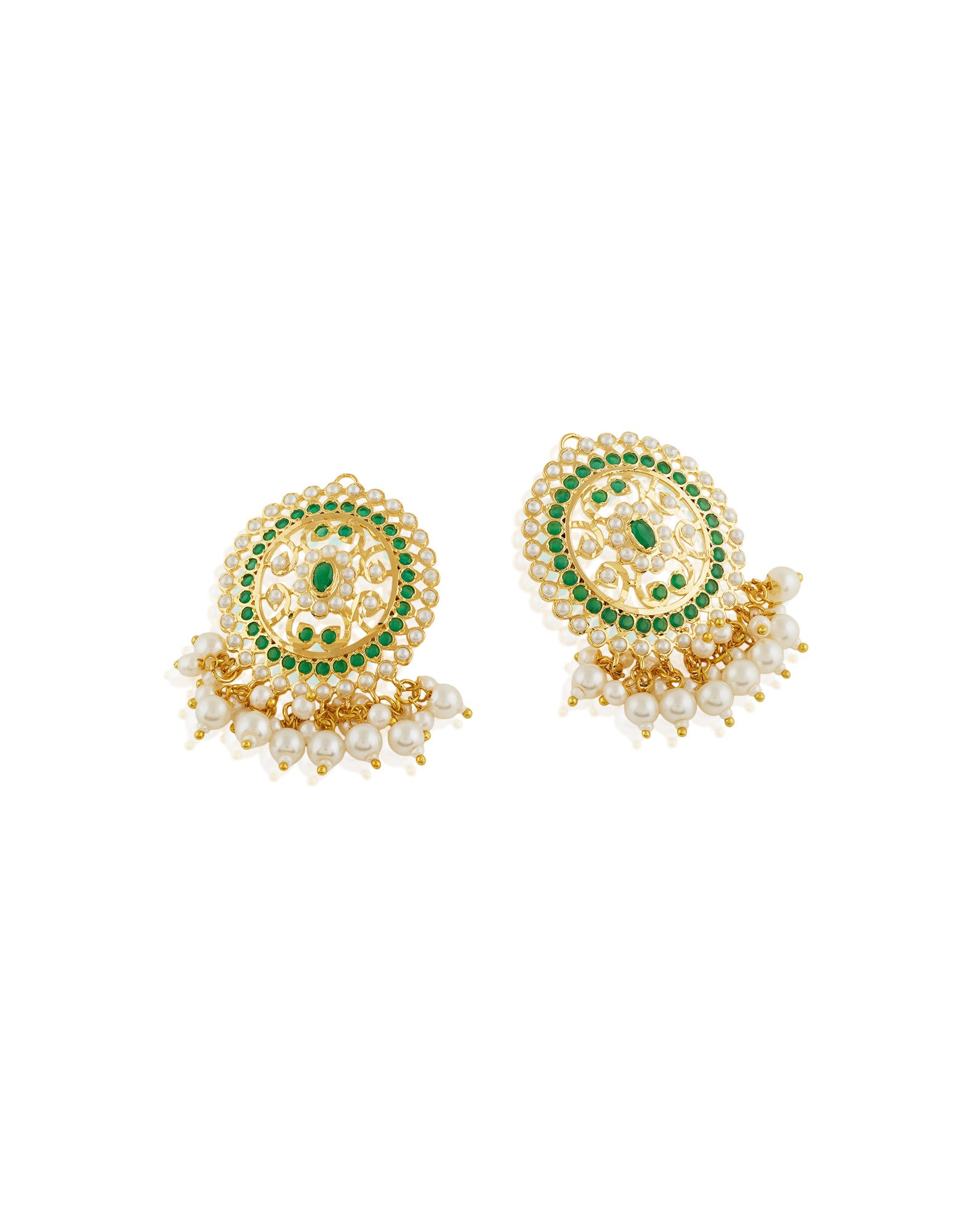 Koyal Punjabi Jadau Stud Earrings