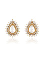 Rekhta Kundan Polki Stud Earrings