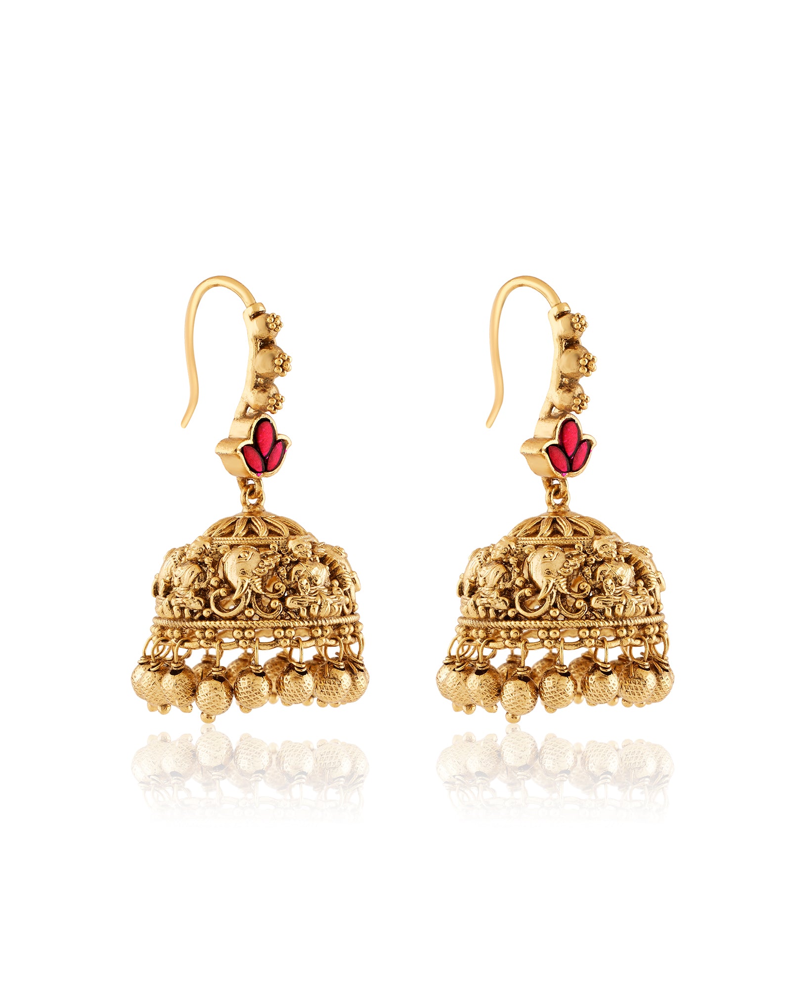 Mohena Temple Jhumkas