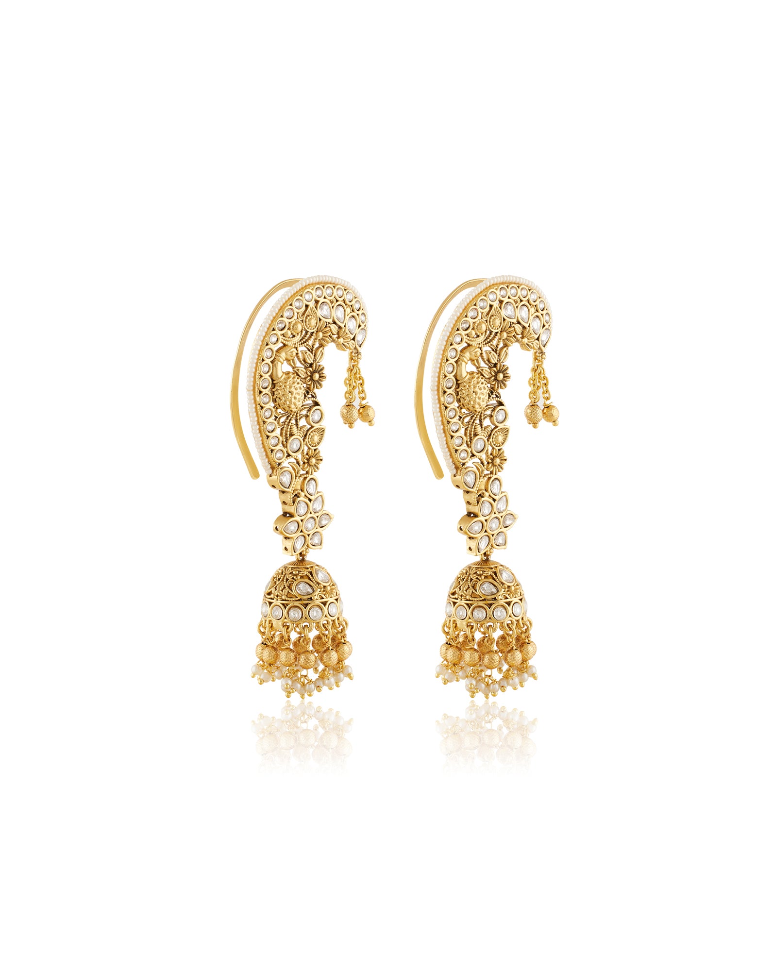 Pankhuri Temple Ear Cuffs