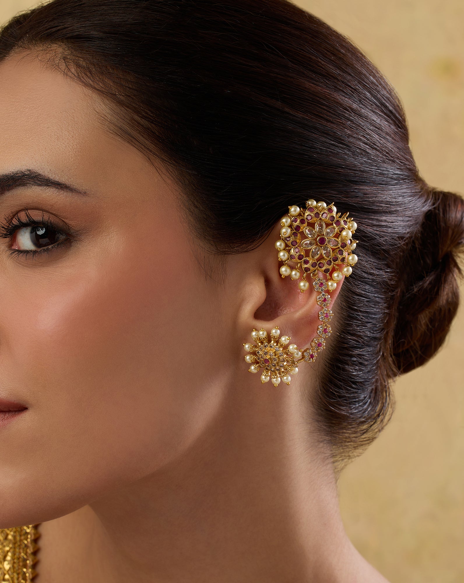 Rambha Temple Ear Cuffs