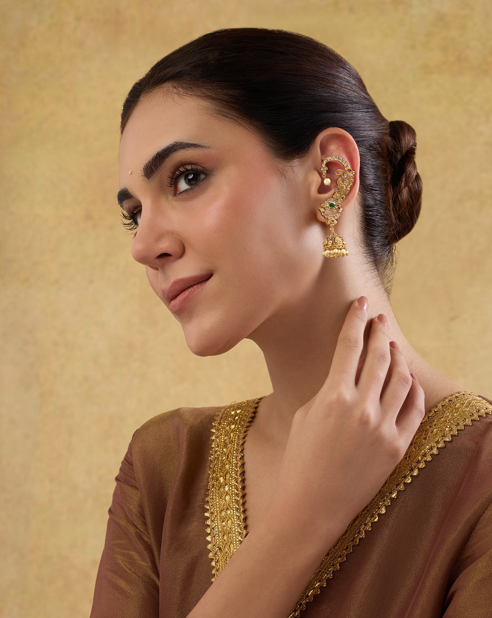 Athva Temple Ear Cuffs