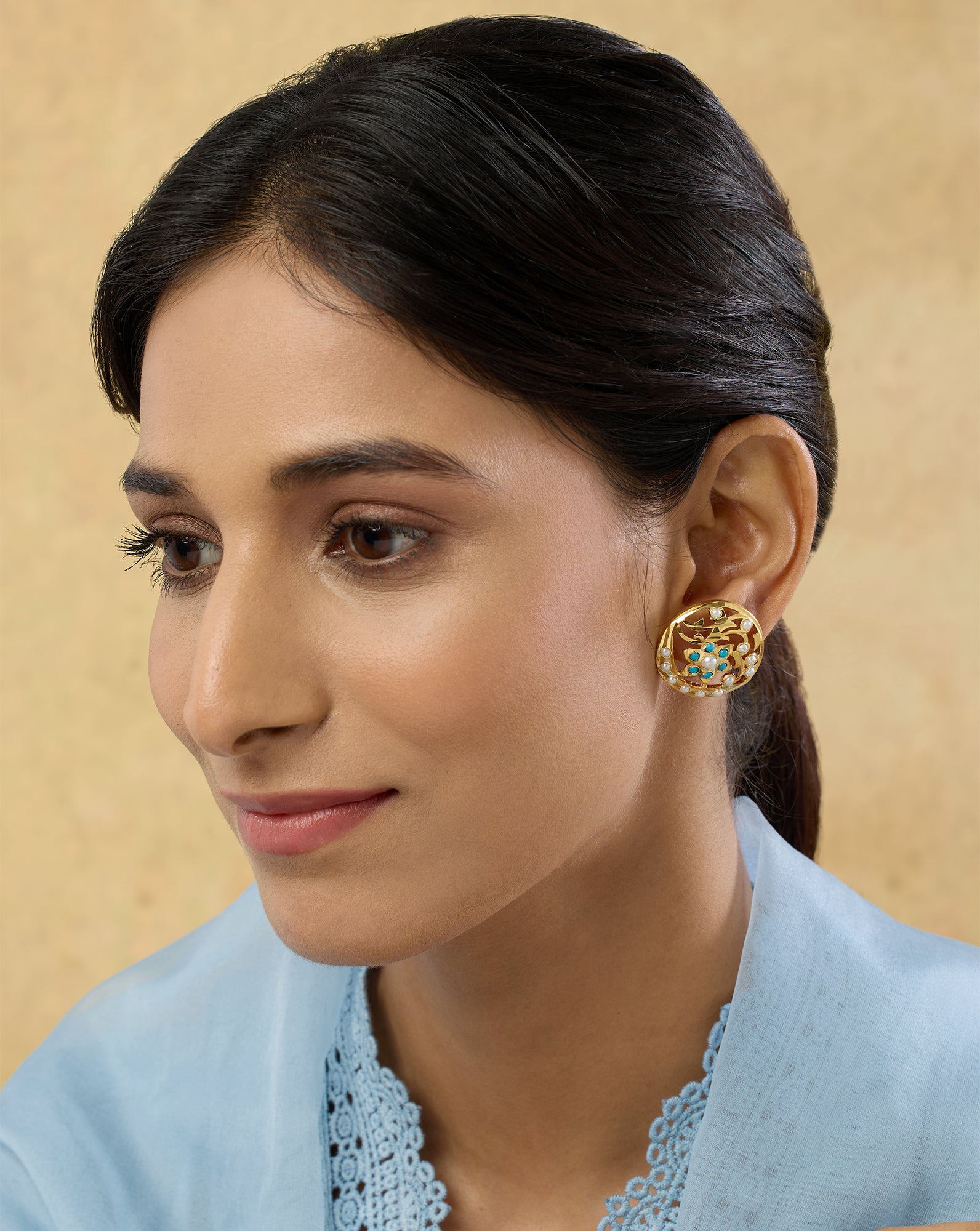 Morisha Jadau Studs