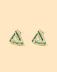 Hemira Green Zircon Studs