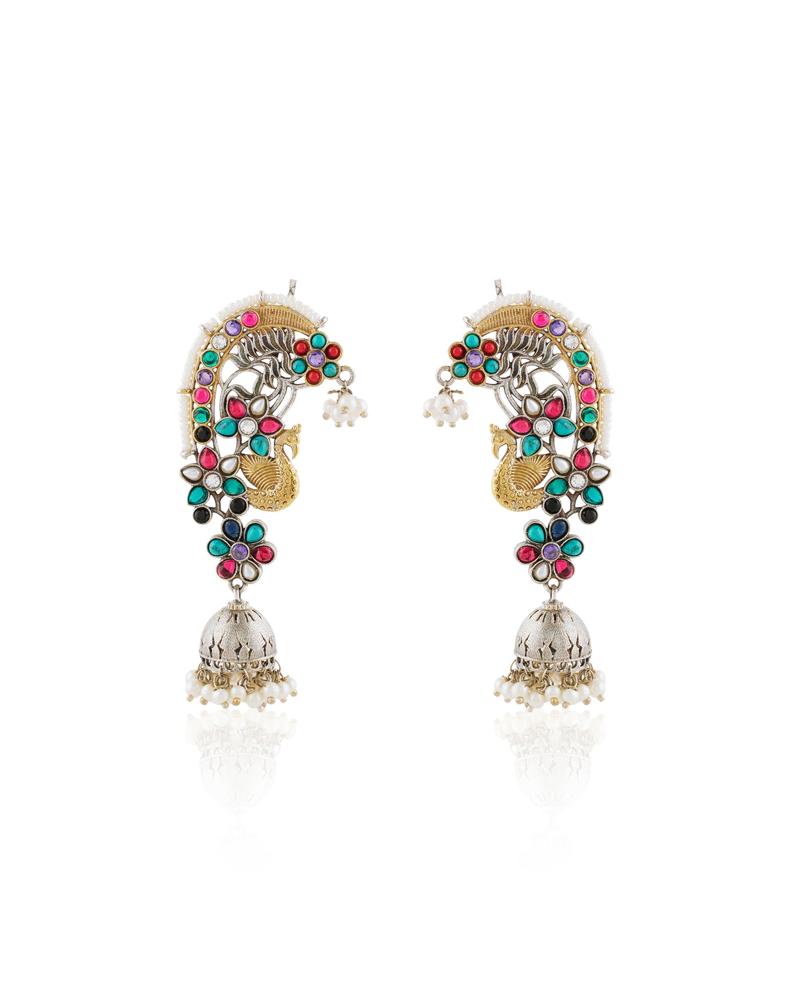 Hansi Oxidised Ear Cuffs