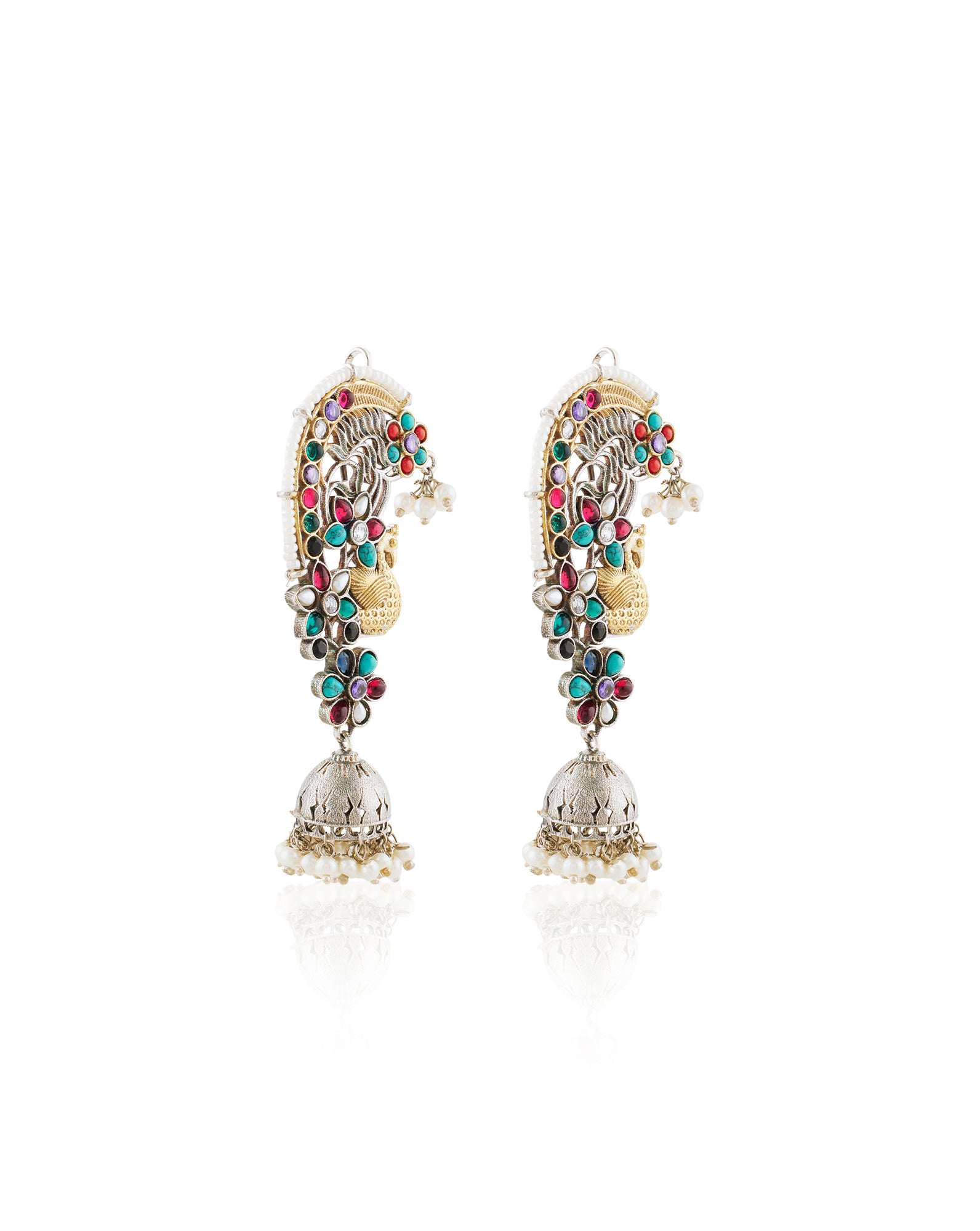 Hansi Oxidised Ear Cuffs