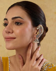 Hansa Oxidised Ear Cuffs