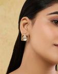 Aabhara Kundan Polki Studs