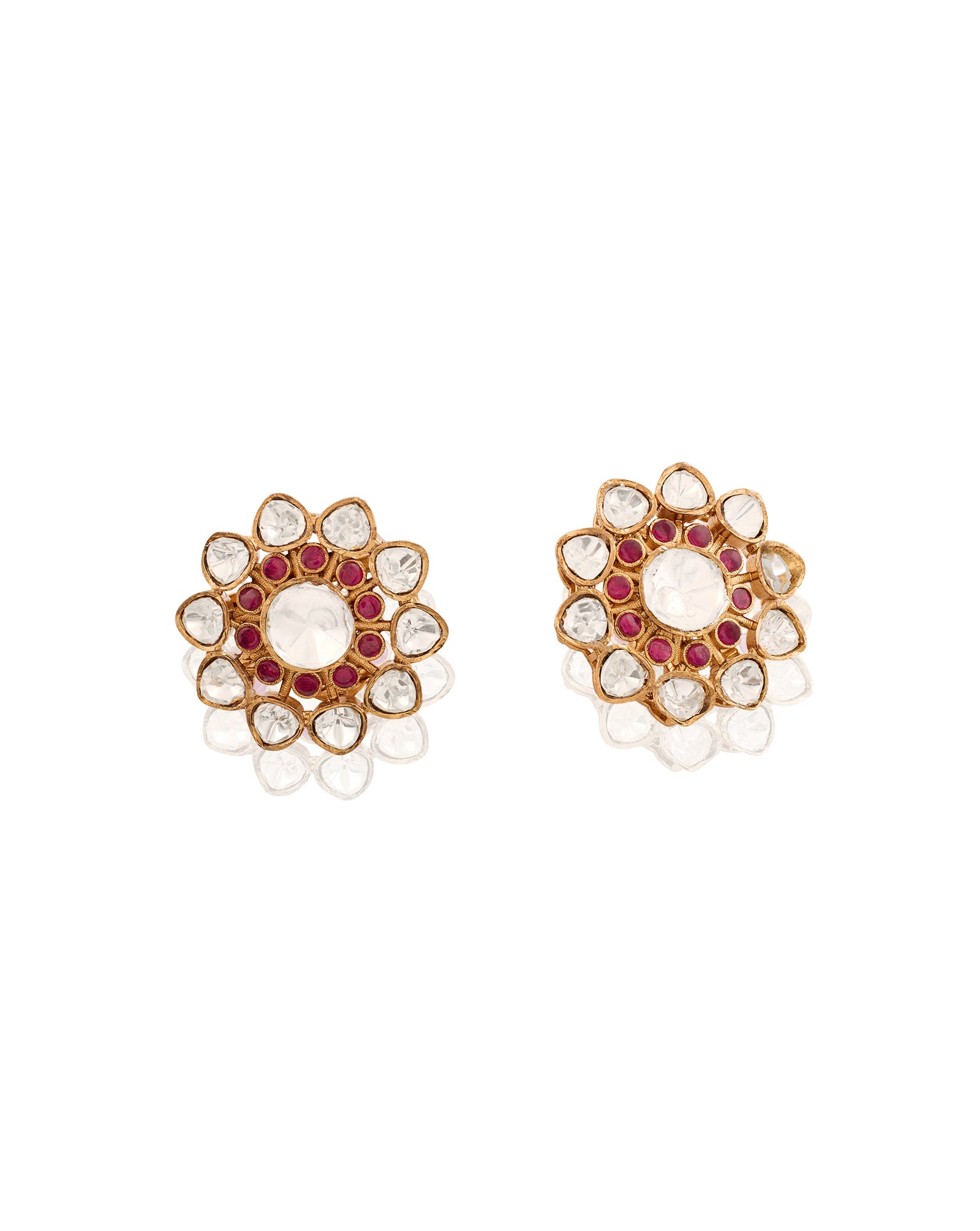Karonda Kundan Polki Studs