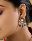 Guavarina Kundan Polki Studs