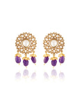 Guavarina Kundan Polki Studs