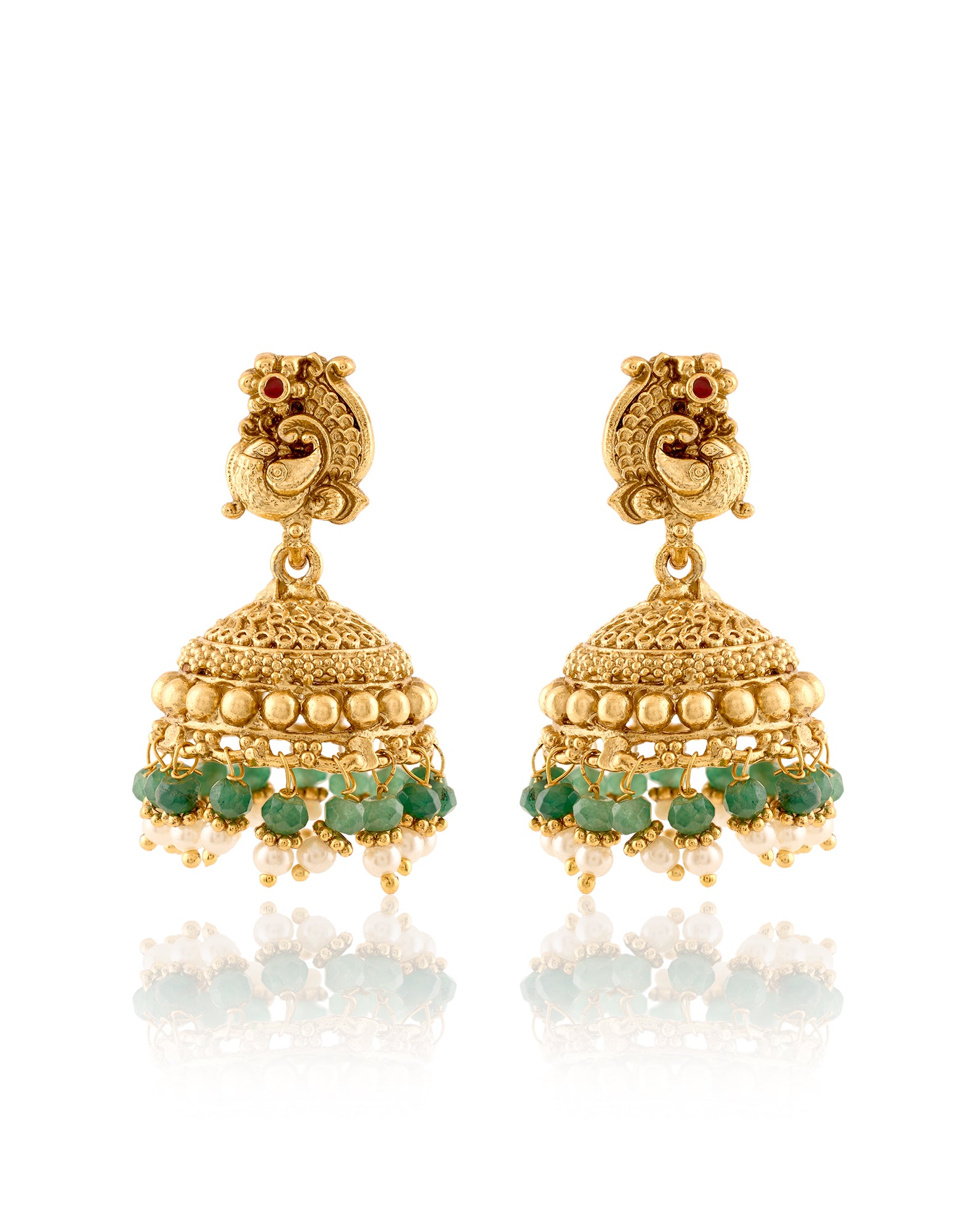 Sare Temple Jhumkas