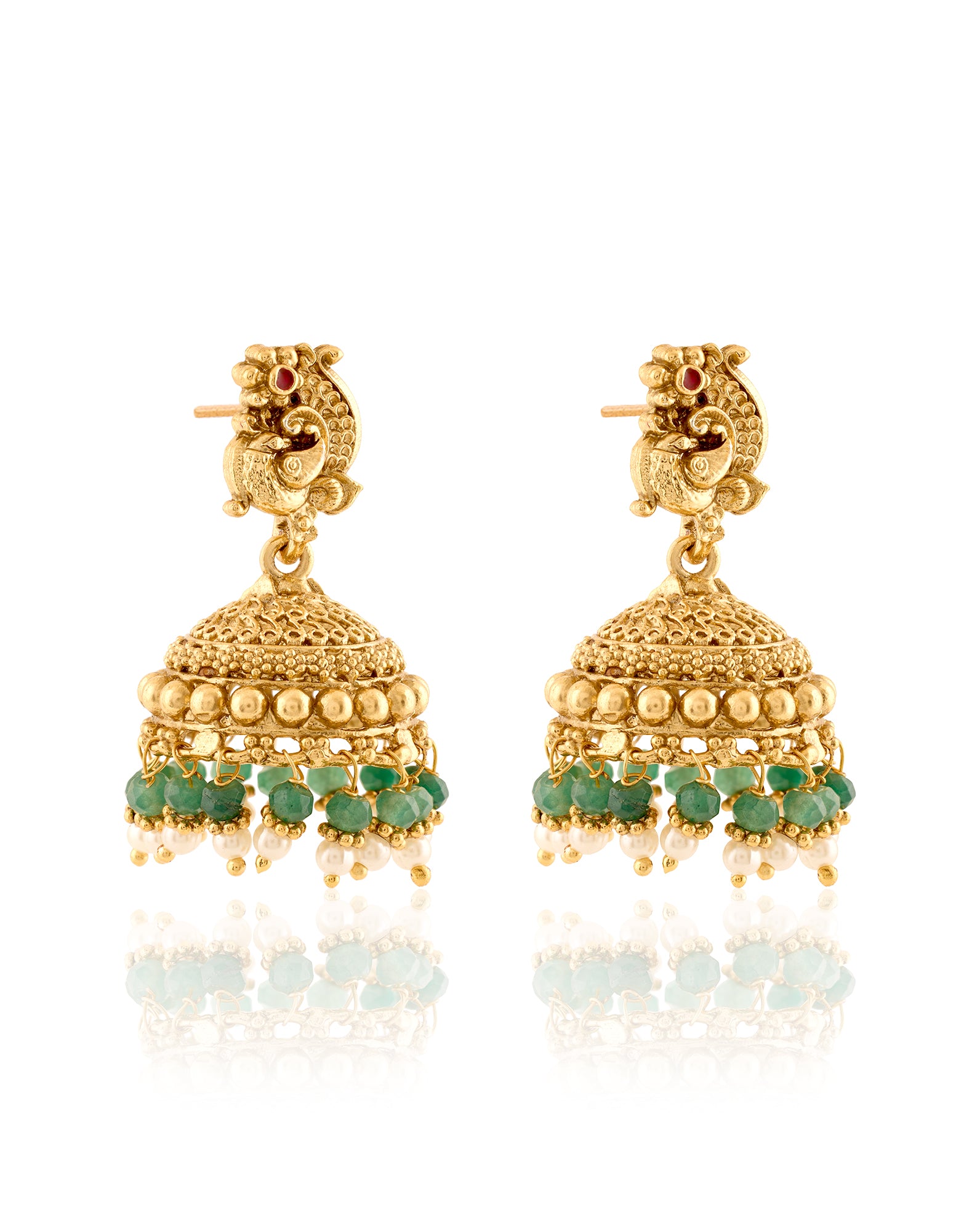 Sare Temple Jhumkas